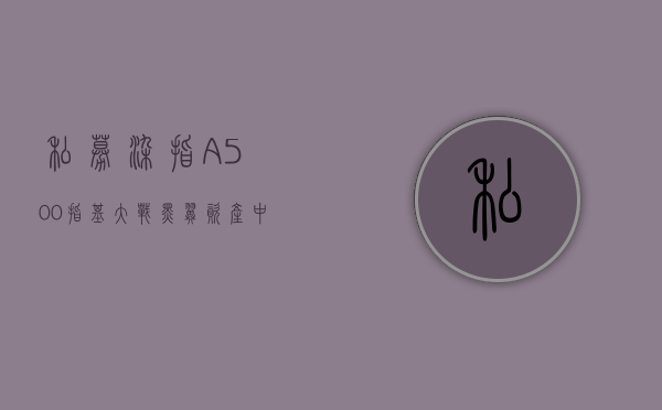 私募“染指	”a500 指基大战，黑翼资产中证 a500 指增策略内部回测已完成 - 第 1 张图片 - 小家生活风水网